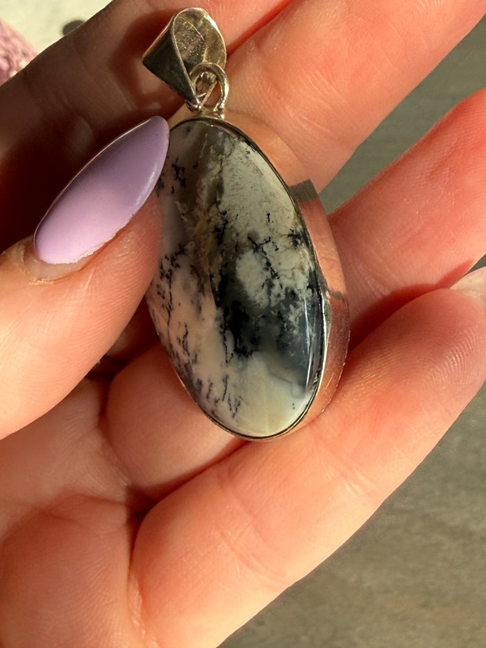 Magic Merlinite Pendant - Silver plated