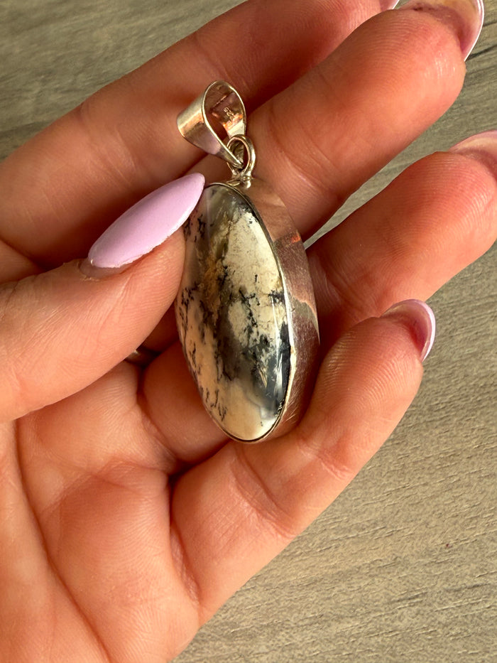 Magic Merlinite Pendant - Silver plated