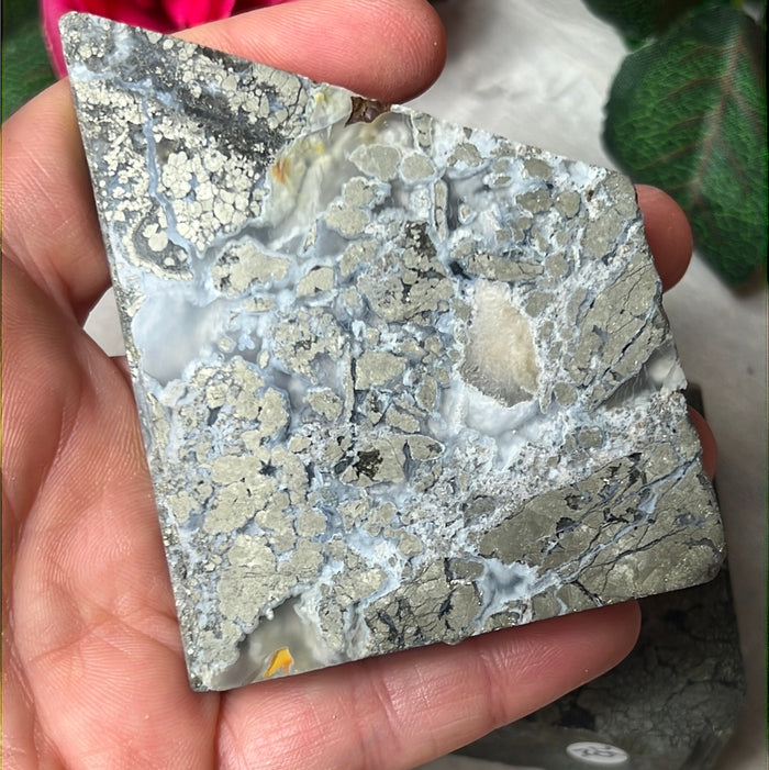 Marcasite Pyrite Slab Slice