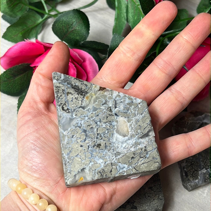 Marcasite Pyrite Slab Slice