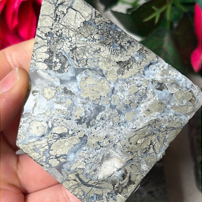 Marcasite Pyrite Slab Slice