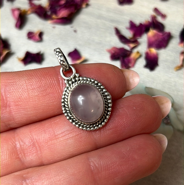 Morganite 925 Sterling Silver Pendant