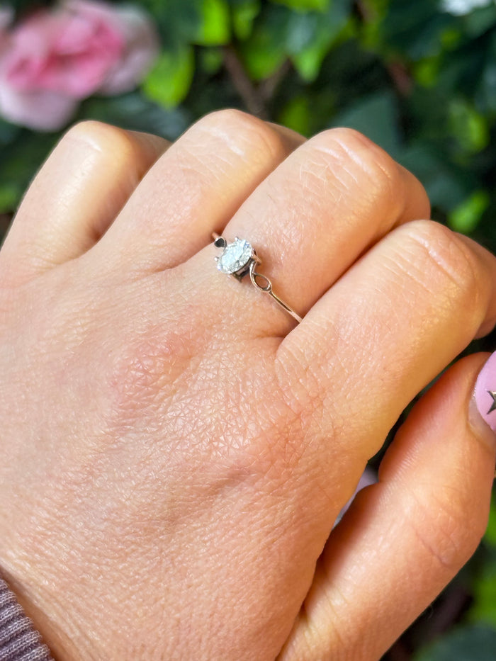 Mossainte Infinity 925 Ring - Size R 1/2