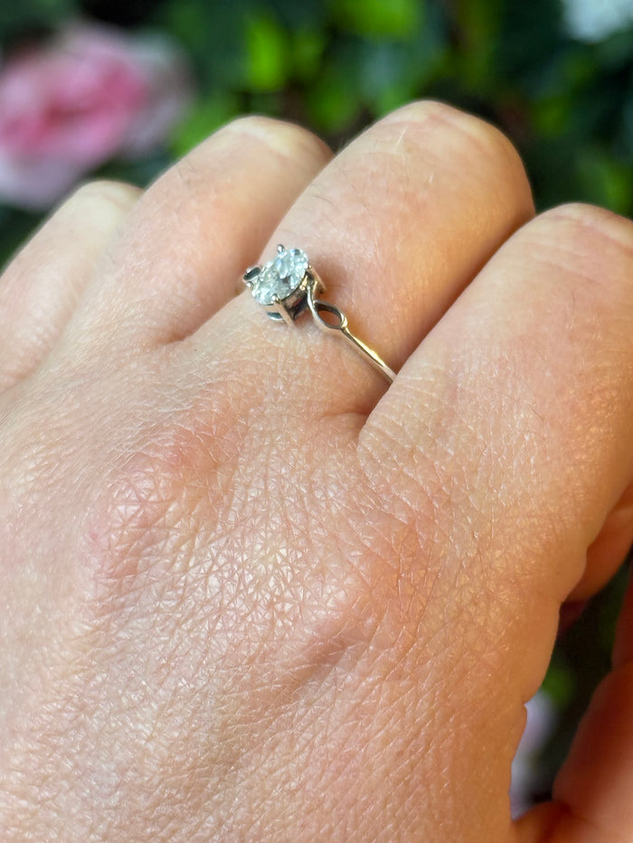 Mossainte Infinity 925 Ring - Size R 1/2