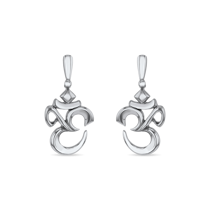 OM Earrings Catherine Best Dev Silver Drop