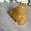 Orange Calcite Buddha