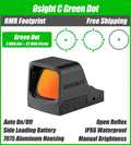 Osight C Green Dot, 32 MOA Circle + 3 MOA Dot, Side-Loading Battery, RMR Footprint