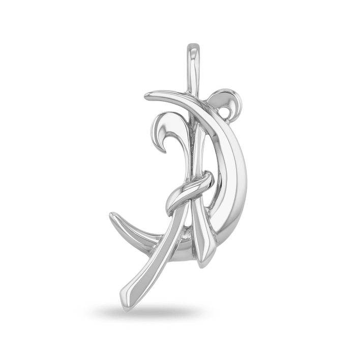 Pisces Moon-sign Pendant Catherine Best Dev Silver Pendant