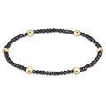 Presence Faceted Hematite 2mm Bracelet