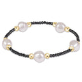 Purpose Admire Pearl 8mm Faceted Hematite Bracelet