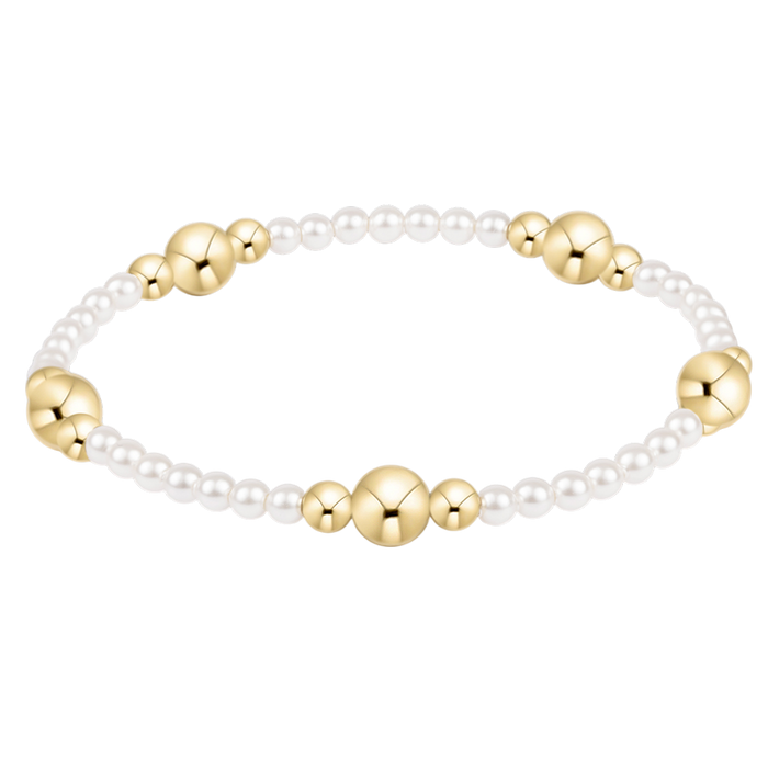 Purpose Gold 6mm Pearl Bracelet