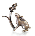 Richard Cooper Hare with Bluebells Bronze Sculpture Sculptures & Statues Catherine Best