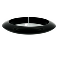 Royal Collection Minimalist Polished Solid Black Onyx Cabochon Bangle