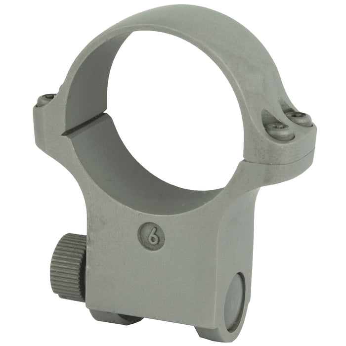 Ruger Standard 30mm Extra High Scope Rings Rings in Silver Matte - 1
