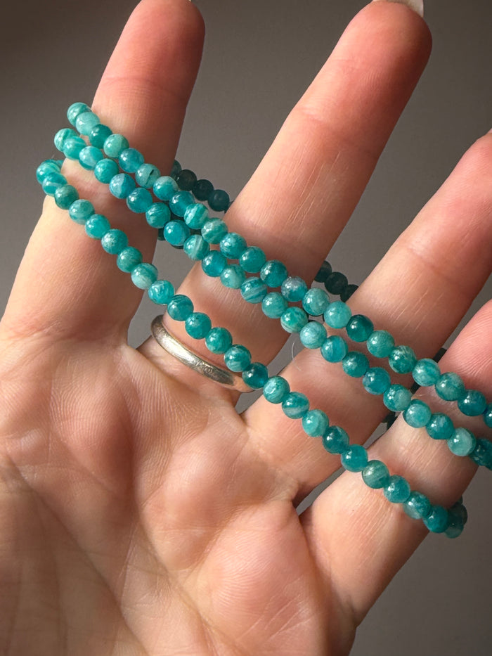 Russian Apatite 4mm Bracelet
