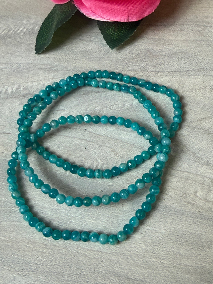 Russian Apatite 4mm Bracelet