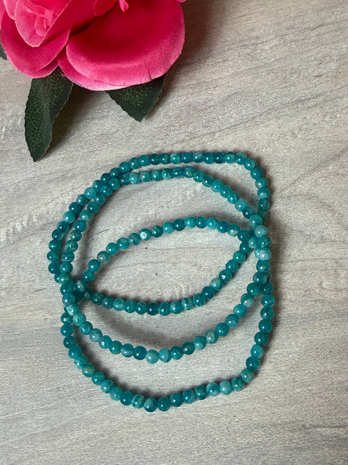 Russian Apatite 4mm Bracelet
