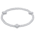 Signature Cross 3mm Sterling Bracelet - Sterling