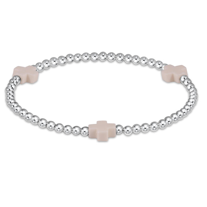 Signature Cross 3mm Sterling Bracelet