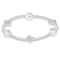 Signature Cross Sterling & Admire Pearl 3mm Sterling Bracelet