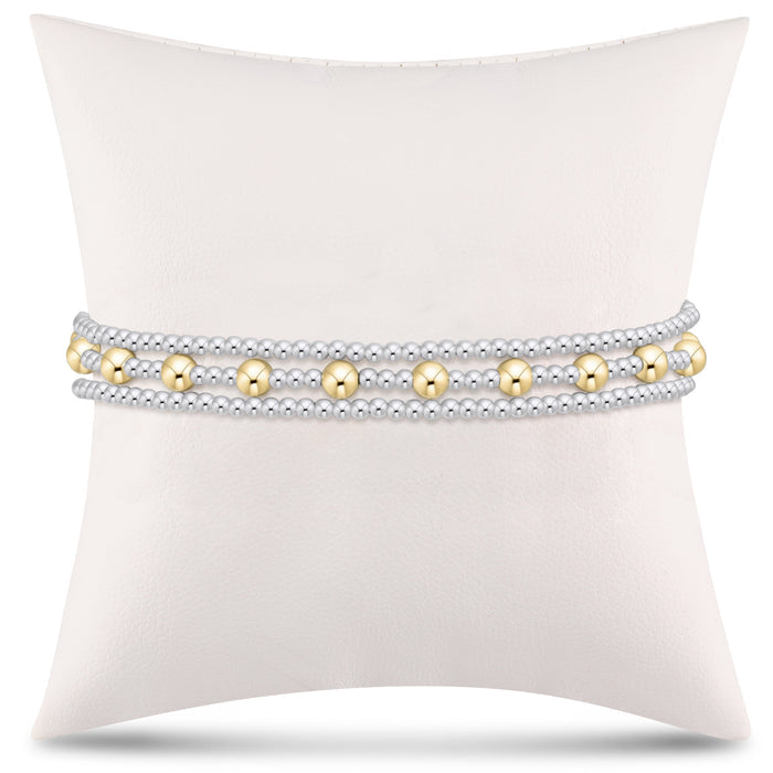 simply classic sincerity stack - mixed metal - stack of 3