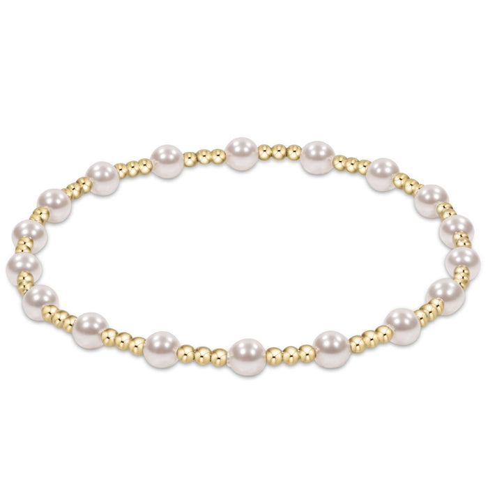 Sincerity Pearl 4mm Bracelet