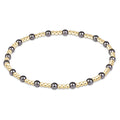 Sincerity Pearl Dark Grey 3mm Bracelet