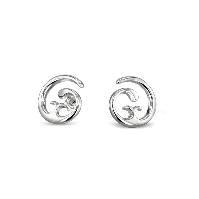 Splash Earrings Catherine Best Dev Post & Scroll Fittings