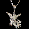 St Michael Archangel (.925 PURE SILVER)