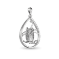 The Wise One Pendant Catherine Best Dev Silver Pendant