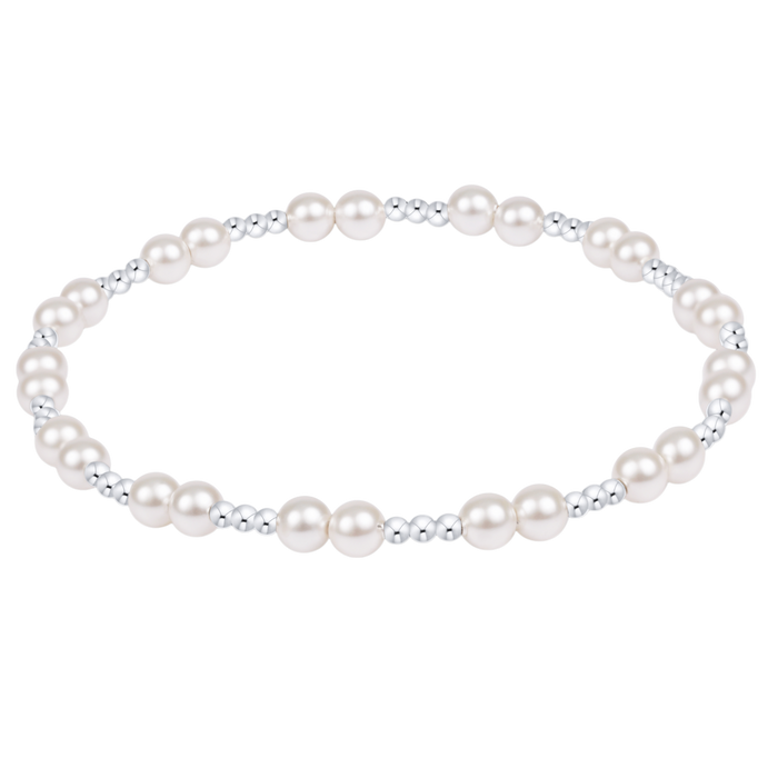 Together Pearl 4mm Sterling Bracelet