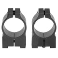 Warne 1-Inch Medium Scope Rings Rings in Black Matte - 1
