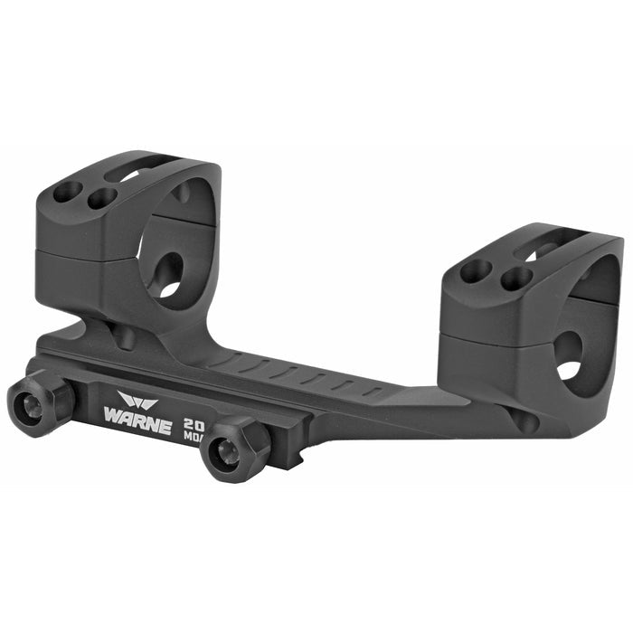 Warne 20 MOA 30mm Cantilever Scope Mount Rings in Black - 2