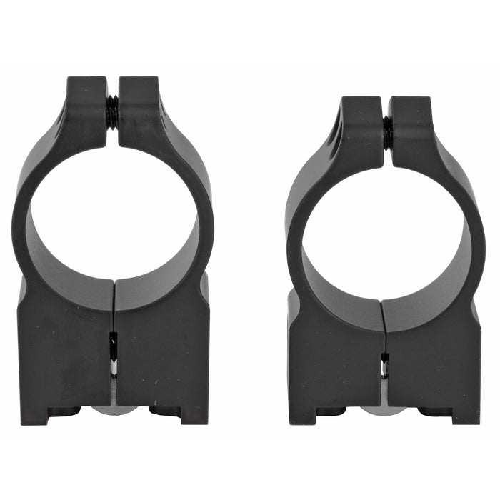 Warne Fixed 1-Inch Medium Scope Rings Rings in Black Matte - 1