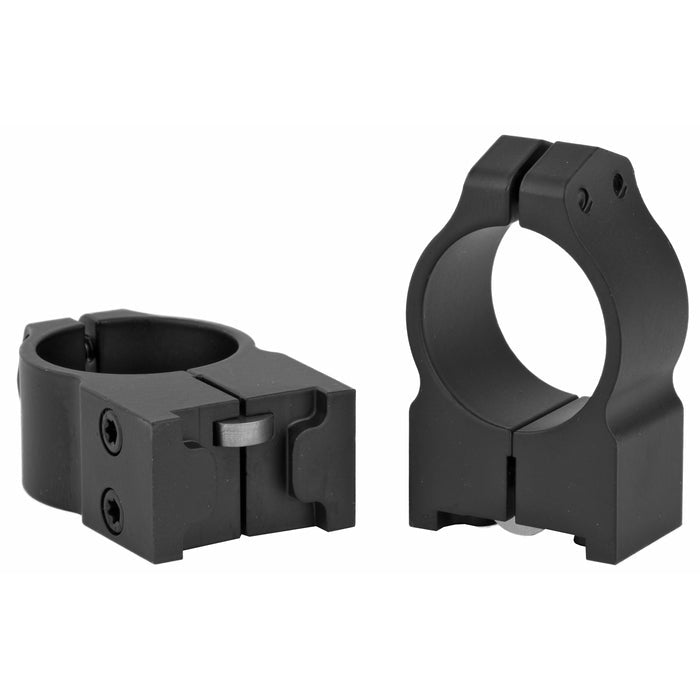 Warne Fixed 1-Inch Medium Scope Rings Rings in Black Matte - 2