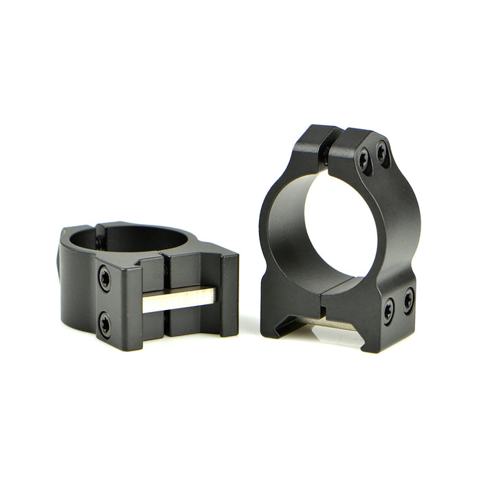 Warne Maxima 1-Inch Low Scope Rings Rings in Black Matte - 1