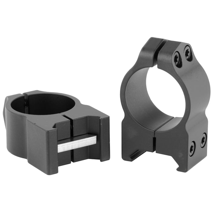 Warne Maxima 1-Inch Medium Scope Rings Rings in Black Matte - 2