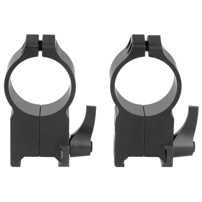 Warne Maxima 30mm High Quick Detach Scope Rings Rings in Black Matte - 1