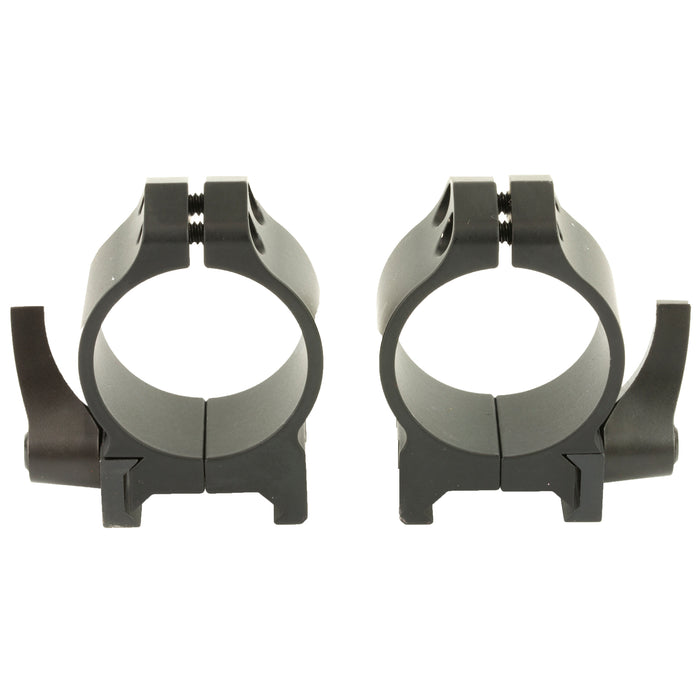 Warne Maxima 30mm Low Quick Detach Scope Rings Rings in Black Matte - 1