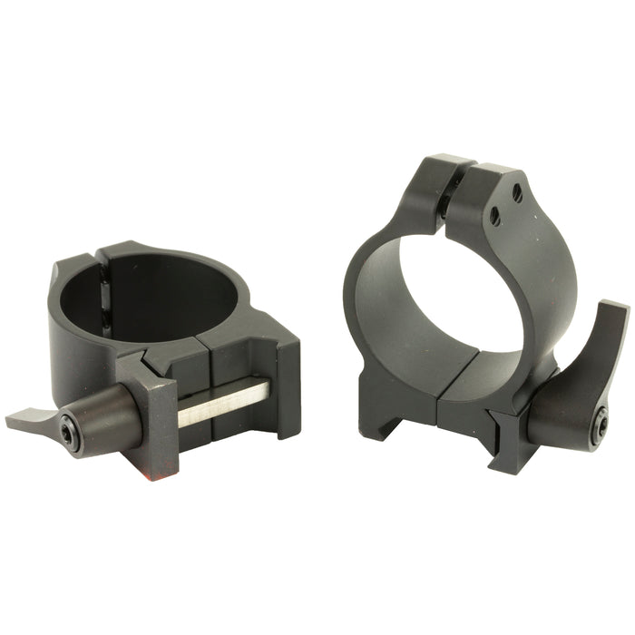 Warne Maxima 30mm Low Quick Detach Scope Rings Rings in Black Matte - 2