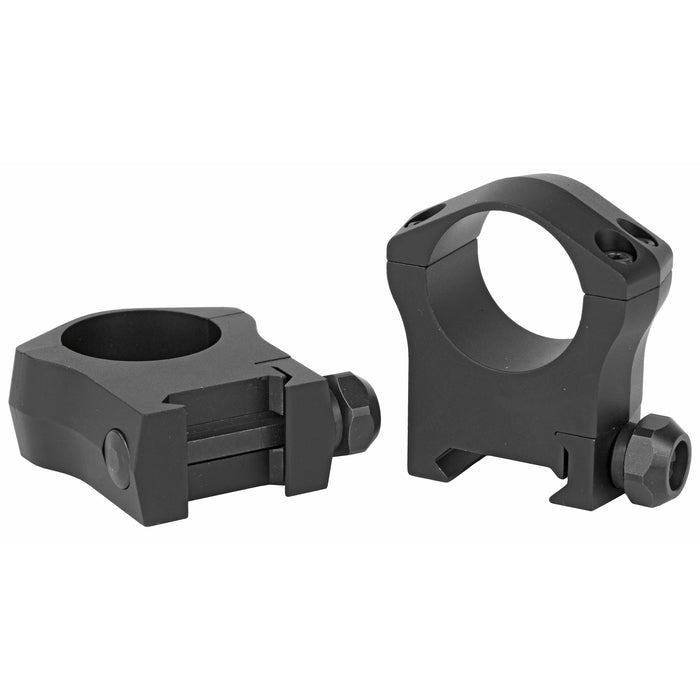 Warne Mountain Tech 30mm High Scope Rings Rings in Black Matte - 2