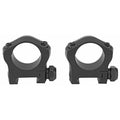 Warne Mountain Tech 30mm Low Scope Rings Rings in Black Matte - 1