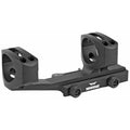 Warne Quick Detach 30mm Cantilever Scope Mount Rings in Black Matte - 1