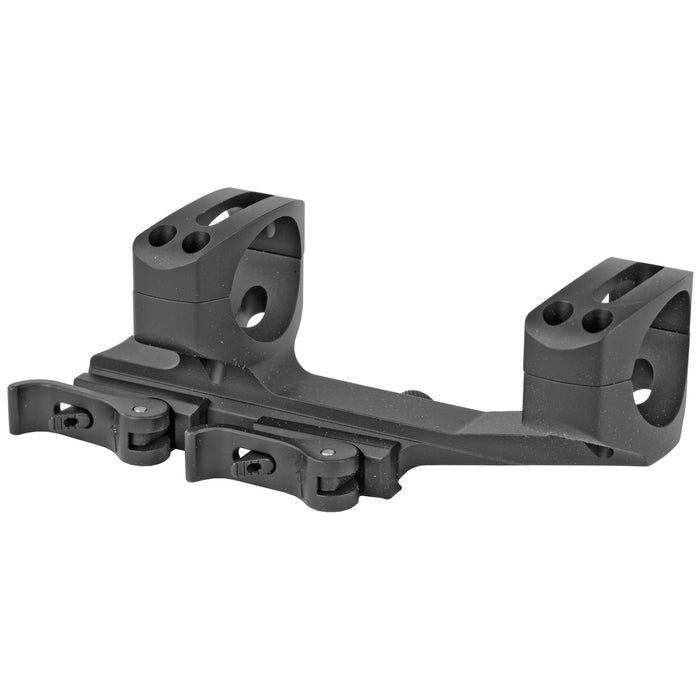 Warne Quick Detach 30mm Cantilever Scope Mount Rings in Black Matte - 2