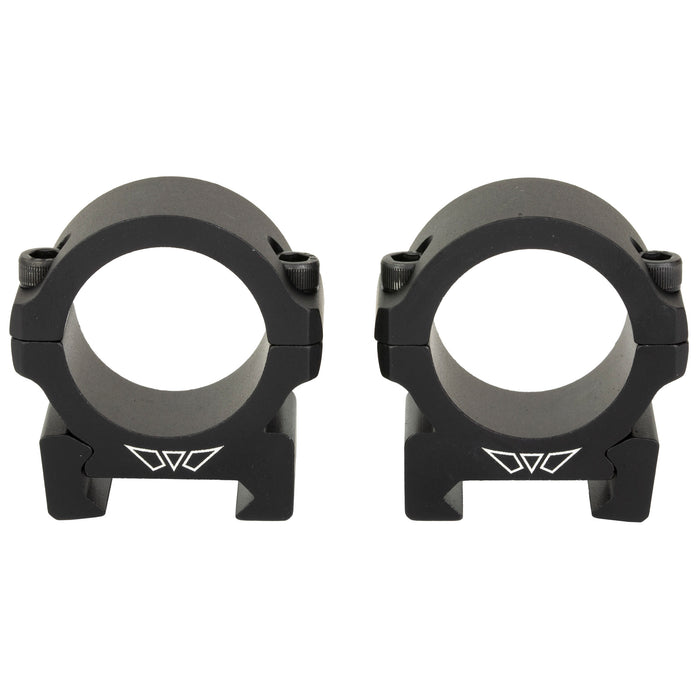 Warne Vapor 30mm Low Scope Rings Rings in Black Matte - 1