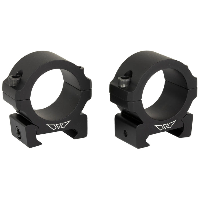 Warne Vapor 30mm Low Scope Rings Rings in Black Matte - 2