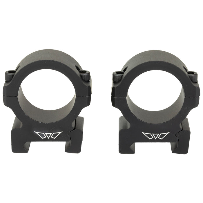 Warne Vapor 30mm Medium Scope Rings Rings in Black Matte - 1
