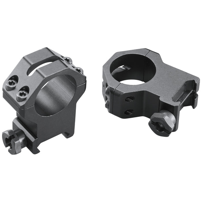 Weaver 4 Hole Tactical Ring 1-Inch Extra High Rings in Black Matte - 1