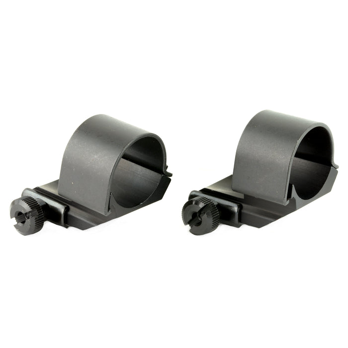 Weaver Top Mount 1-Inch High Rings in Black Matte - 2