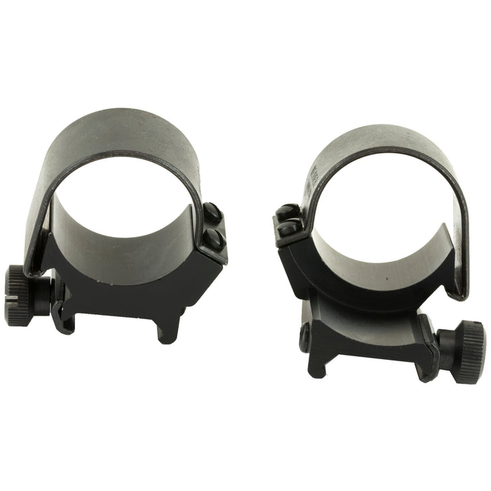 Weaver Top Mount 30mm Low Rings in Black Matte - 1